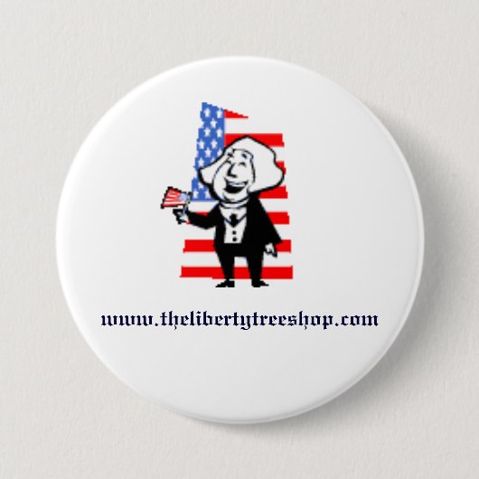 Der Freiheits-Baum-Geschäfts-Knopf Button (Vorderseite)