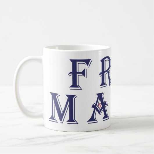Der Freimaurer Kaffeetasse (Links)