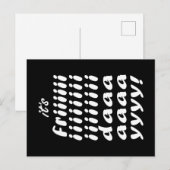Der Freitag Postkarte (Vorne/Hinten)