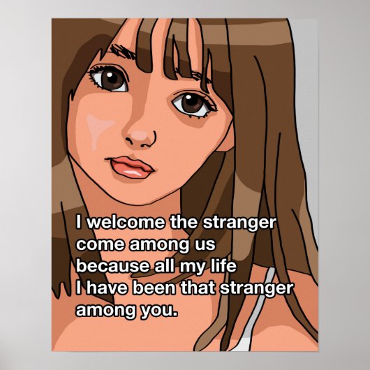 Der Fremde unter Ihnen Poster (Vorne)