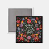 Der Fresh Start Floral Inspirivity Magnet vom Mont (Vorderseite/Rückseite)