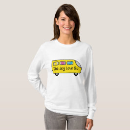 Der Freude-Liebe-Bus-lange Hülsen-T - Shirt