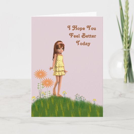 Der Freund des Kindes bekommt eine gute Karte mit  (Vorderseite)