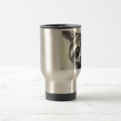 Der freundliche Waschbär Reisebecher (Mittel)