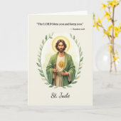 Der Friede Gottes mit der Schrift Karte (Gelbe Blume)