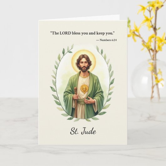 Der Friede Gottes mit der Schrift Karte (Gelbe Blume)