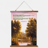 "Der Frieden Gottes" Holzklappenband Wandteppich Mit Holzrahmen (Vorderseite)