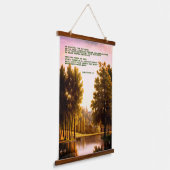 "Der Frieden Gottes" Holzklappenband Wandteppich Mit Holzrahmen (Gewinkelt)