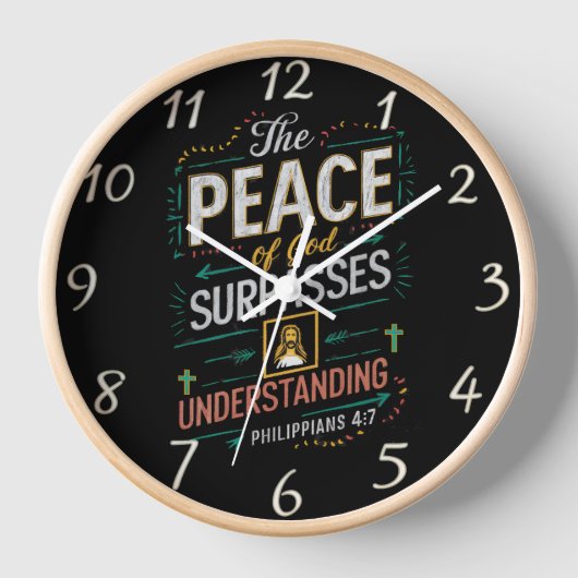 Der Frieden Gottes übertrifft das Verständnis. Uhr (Vorderseite)
