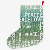 Der Frieden und die Liebe Großer Weihnachtsstrumpf (Rückseite)