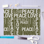 Der Frieden und die Liebe Seidenpapier (Handwerk)