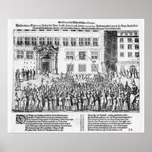 Der Frieden von Nürnberg, 25. September 1649 Poster (Vorne)