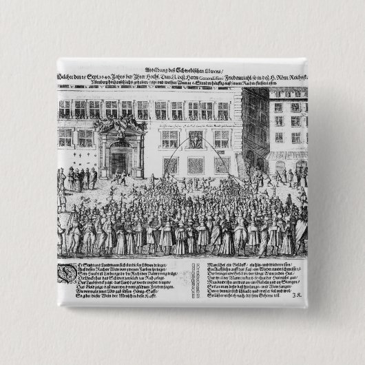 Der Frieden von Nürnberg, am 25. September 1649 Button (Vorderseite)