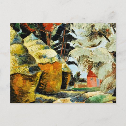 Der Friedhof, berühmtes Bild von Paul Nash Postkarte (Vorderseite)