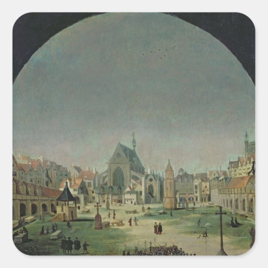 Der Friedhof der Unschuldigen Quadratischer Aufkleber (Vorderseite)