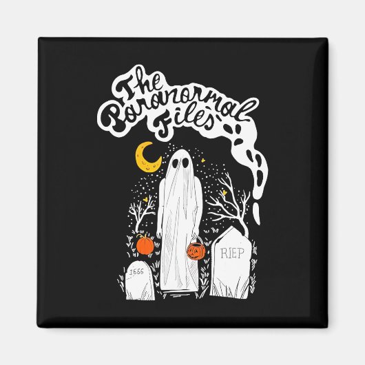 Der Friedhof für paranormale Dateien Magnet (Vorne)