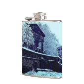 Der Friedhof im Schnee Flachmann (Links)