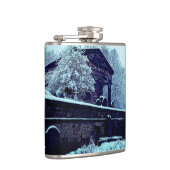 Der Friedhof im Schnee Flachmann (Rechts)