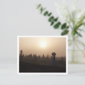 Der Friedhof Postkarte (Stehend Vorderseite)