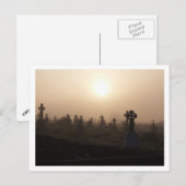 Der Friedhof Postkarte (Vorne/Hinten)