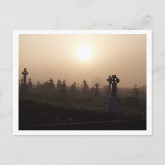 Der Friedhof Postkarte (Vorderseite)