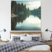 Der Friedliche See Leinwanddruck (Insitu (Schlafzimmer))