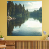 Der Friedliche See Leinwanddruck (Insitu (Wohnzimmer))
