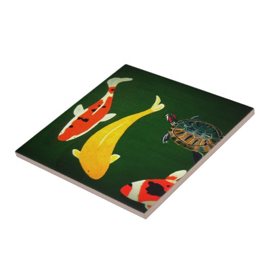 Der friedliche Teich Fliese (Seite)