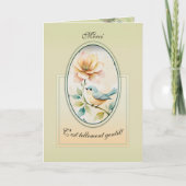 Der friedliche Vogel Karte (Vorderseite)