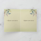 Der friedliche Vogel Karte (Innenseite)