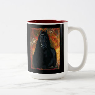 Der Friesian - Coffee-, Tee-Tasse, Cup Zweifarbige Tasse