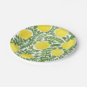 Der frische Zitronenbaum Pappteller (Schrägansicht)