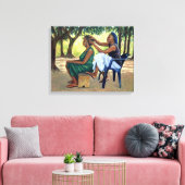 Der Friseur 2001 Leinwanddruck (Insitu (Wohnzimmer))