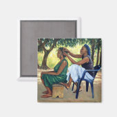 Der Friseur 2001 Magnet (Vorderseite/Rückseite)