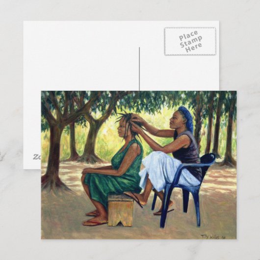 Der Friseur 2001 Postkarte (Vorne/Hinten)