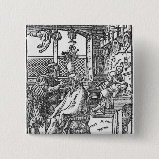 Der Friseur Button (Vorderseite)