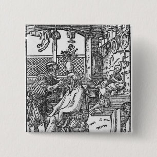 Der Friseur Button