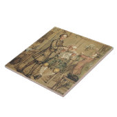 Der Friseur, c.1760-69 (Öl auf Leinwand) Fliese (Seite)