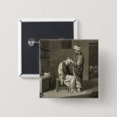 Der Friseur, den Künsten von des Volumen-II und Button (Vorne & Hinten)