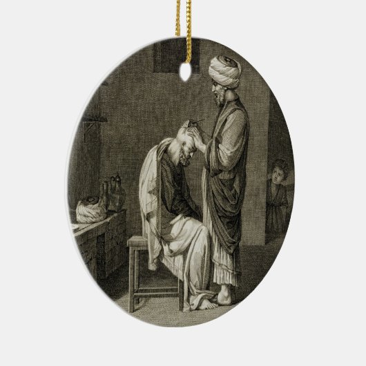 Der Friseur, den Künsten von des Volumen-II und Keramikornament (Rechts)