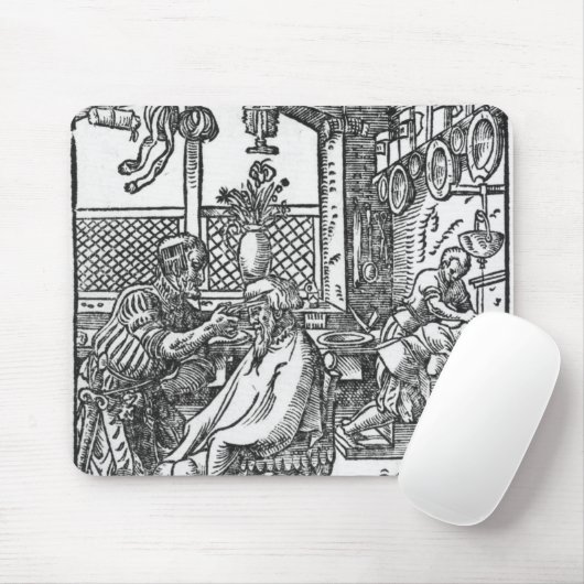 Der Friseur Mousepad (Mit Mouse)