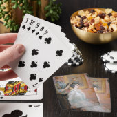 Der Friseur (von Berthe Morisot) Spielkarten (In Situ)