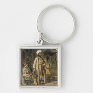 Der Friseur, "von der Andenken von Kairo", 1862 Schlüsselanhänger