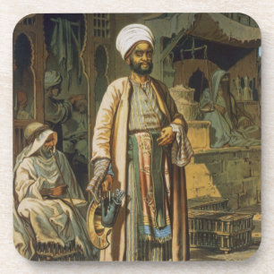 Der Friseur, "von der Andenken von Kairo", 1862 Untersetzer
