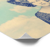 "Der Friseurgarten" Poster (Ecke)