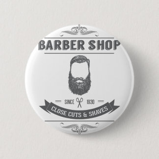 Der Friseursalon Button