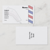 Der Friseursalon Visitenkarte (Vorne/Hinten)