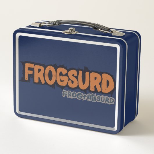 DER FROGSURD METALL BROTDOSE (Vorderseite)