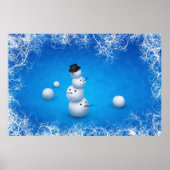 Der frohe Snowman Poster (Vorne)