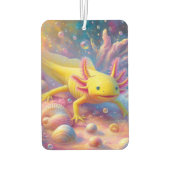 Der Fröhliche Axolotl Autolufterfrischer (Rückseite)